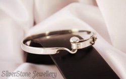 made in NZ silver bangle with clasp 1 made in NZ silver bangle with clasp 1