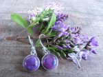 Purple mohave turquoise earrings 1 Purple mohave turquoise earrings 1