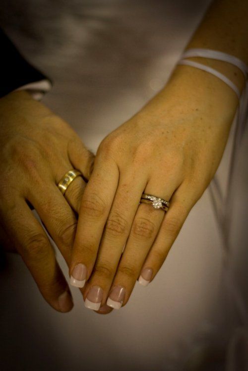 yellow white gold wedding rings